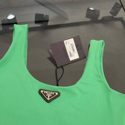 Prada Yeşil Crop Atlet