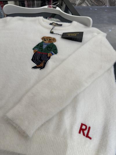 Ralph Lauren Beyaz Peluş Triko