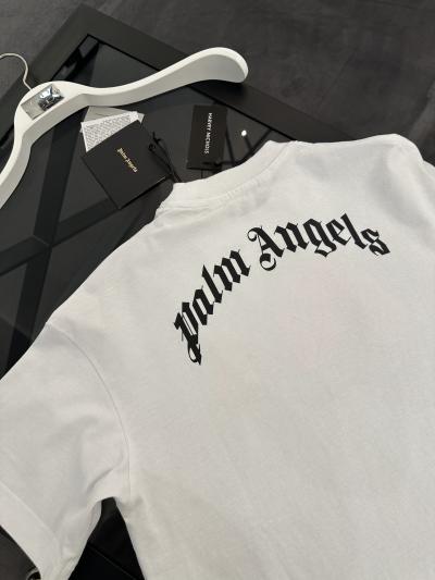 Palm Angels Beyaz Teddy Bear Baskılı Tshirt