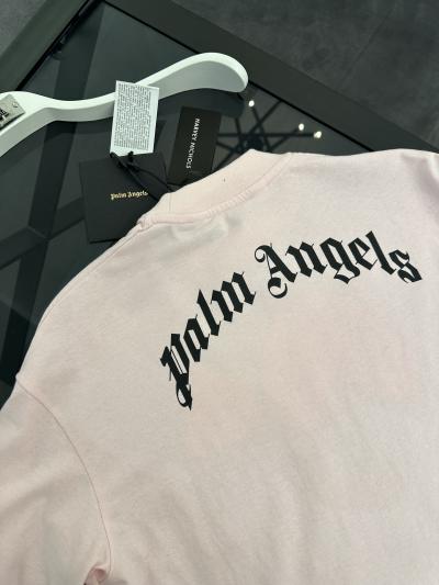 Palm Angels Pudra Teddy Bear Baskılı Tshirt