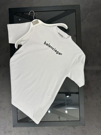 Balenciaga Beyaz Baskılı Tshirt