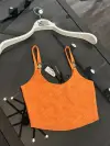 Versace Oranj Crop Atlet