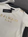 Balmain Beyaz Çift Cep Detayl Tunik Elbise