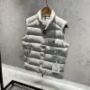 Moncler Beyaz Parlak Şişme Yelek