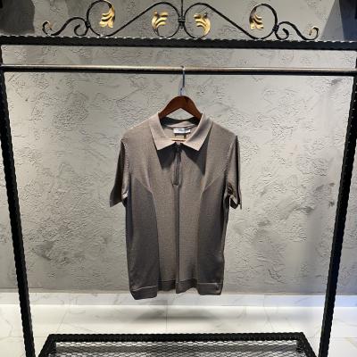 Zegna Kahve Polo Yaka Tshirt