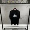 Balenciaga Baskılı Siyah Tshirt