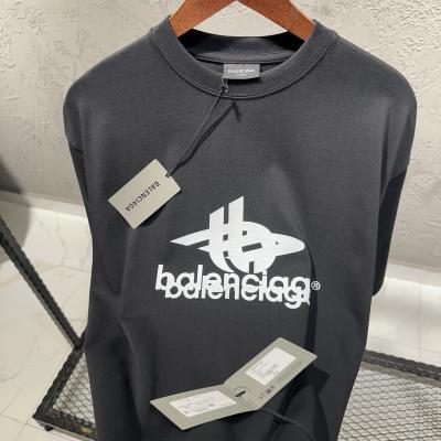 Balenciaga Baskılı Siyah Tshirt