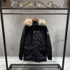 Canada Goose Siyah Kürk Detay Mont