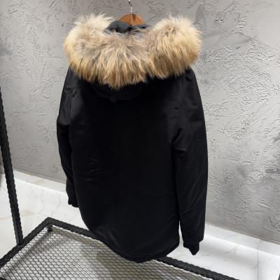 Canada Goose Siyah Kürk Detay Mont