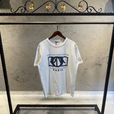 Dior Nakış Detaylı Beyaz Tshirt