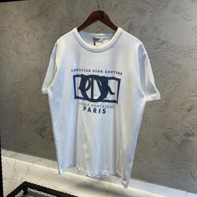 Dior Nakış Detaylı Beyaz Tshirt