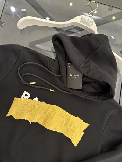 Balmain Siyah Hoodie