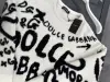 Dolce Gabbana Graffitti Beyaz Kazak