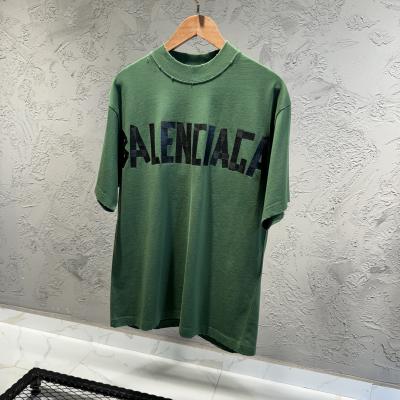 Balenciaga Baskılı Yeşil Tshirt