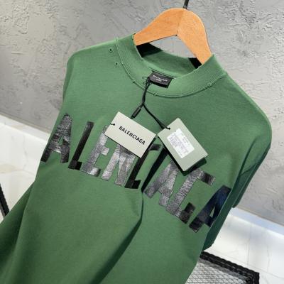 Balenciaga Baskılı Yeşil Tshirt