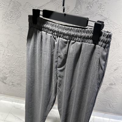 Dolce Gabbana Grey Çizgili Jogger Pantolon