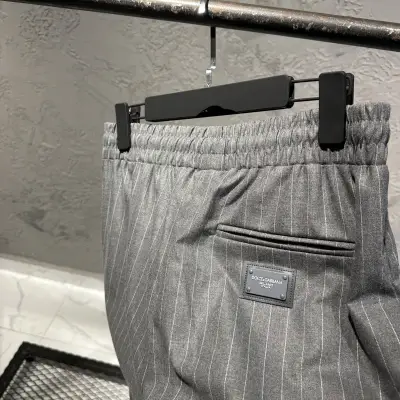 Dolce Gabbana Grey Çizgili Jogger Pantolon