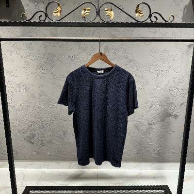 Dior Desenli Lacivert Tshirt