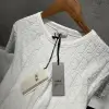 Dior Desenli Beyaz Tshirt