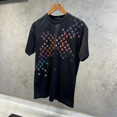 Louis Vuitton Desenli Siyah Tshirt