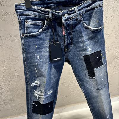 DSQUARED2 Lacivert Yamalı Jeans