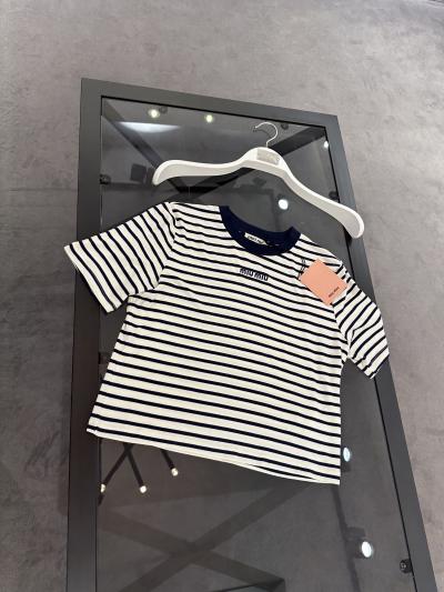 MiuMiu Çizgili Tshirt