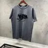 Dior Grey Baskılı Basic Tshirt