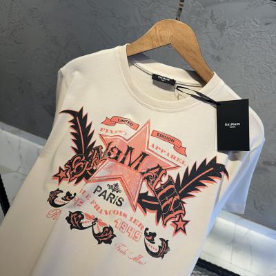 Balmain Baskılı Tshirt