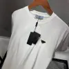 Prada Beyaz Logo Detaylı Beyaz Tshirt