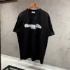 Dior Baskı Detaylı Siyah Tshirt