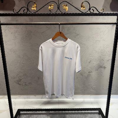 Dior Baskı Detaylı Beyaz Tshirt