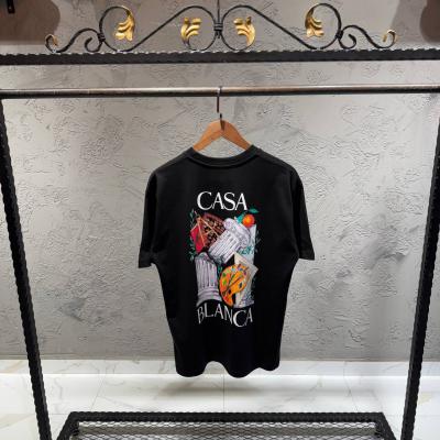 CasaBlanca Siyah Baskılı Tshirt