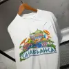 CasaBlanca Beyaz Baskılı Tshirt