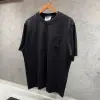 Ami Nakış Detaylı Siyah Tshirt