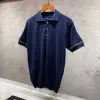 Louis Vuitton Yakalı Lacivert Tshirt