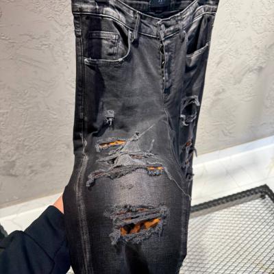 Amiri Leopar Detaylı Jeans