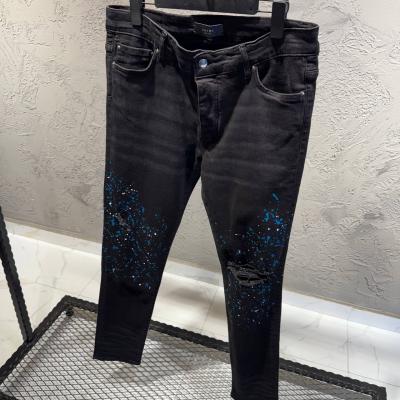 Amiri Boya Detaylı Siyah Jeans