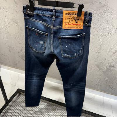 DSQUARED2 Lacivert Yamalı Jeans