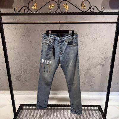 Amiri Baskılı Mavi Jeans