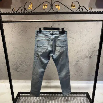 Amiri Baskılı Mavi Jeans