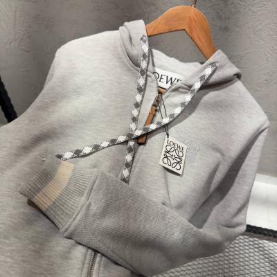 Loewe Grey Triko Zip Hoodie