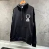 Ami Logo Detaylı Siyah Hoodie