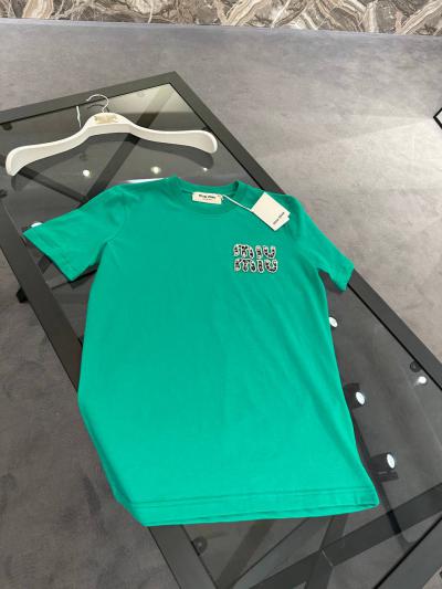 MiuMiu Yeşil Oversize Tshirt