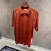 Brioni Oranj Yakalı Tshirt