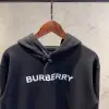 Burberry Baskılı Siyah Hoodie