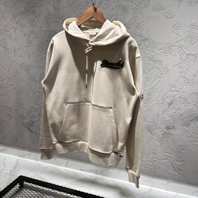 Moncler Krem Hoodie