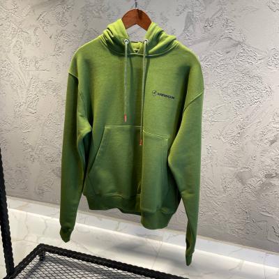 Heron Yeşil Şerit Detaylı Hoodie