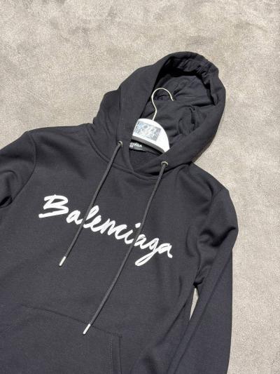 Balenciaga Siyah Hoodie