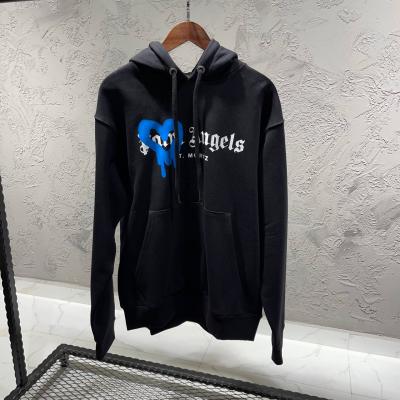 Palm Angels Siyah Baskılı Hoodie