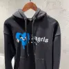 Palm Angels Siyah Baskılı Hoodie